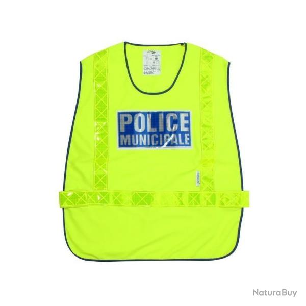 Gilet d'identification Police Municipale Jaune - Taille unique
