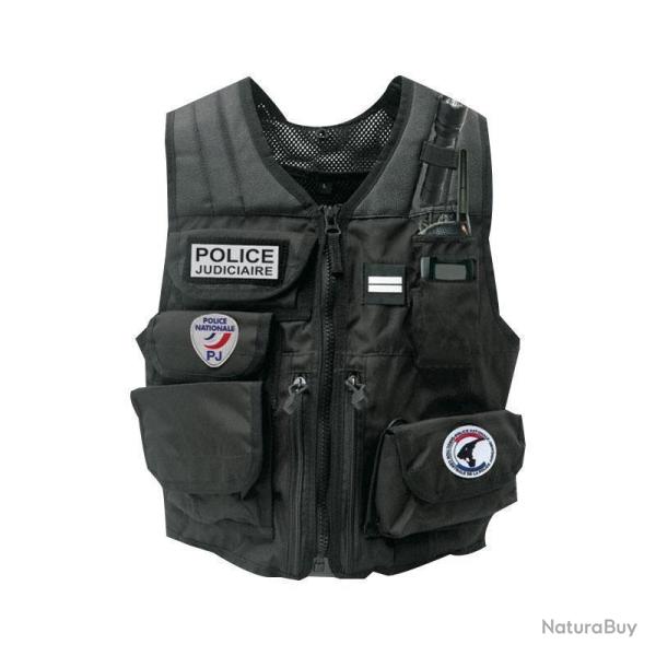 Gilet d'intervention Patrol Equipement DOUANE Noir - L