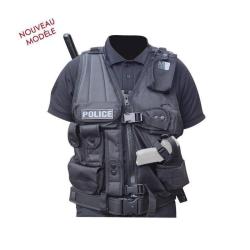 Gilet d'intervention Patrol Equipement Force Intervention T Noir Gaucher