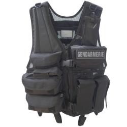 Gilet d'intervention Patrol Equipement FORCE Noir