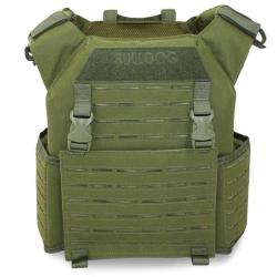 Gilet porte-plaques Kinetic Bulldog Tactical Gear Vert olive Non - L (86 - 130 cm)