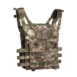 Gilet porte-plaques Mil-Tec GEN II CIV-TEC polyester 600D Oxford avec plaques factices WASP I Z2