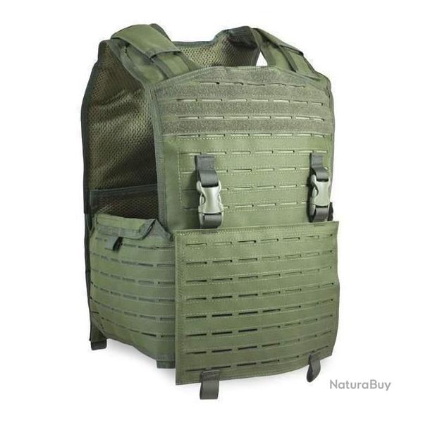 Gilet porte-plaques Mission Alert Bulldog Tactical Gear Vert olive