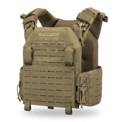 Gilet porte-plaques QR Kinetic Bulldog Tactical Gear Coyote - M (76 - 99 cm)