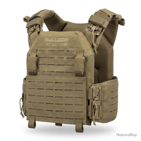 Gilet porte-plaques QR Kinetic Bulldog Tactical Gear Coyote - M (76 - 99 cm)