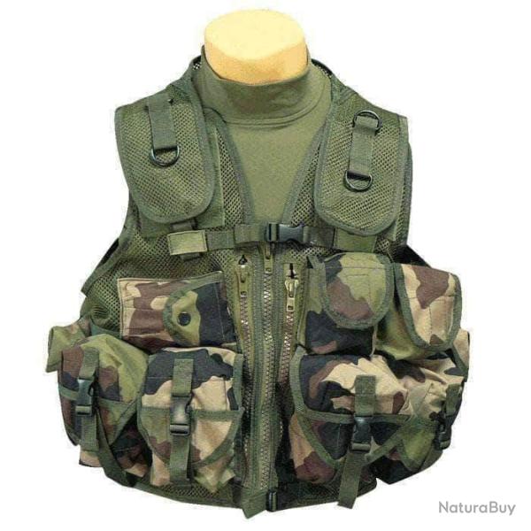 Gilet tactique Mil-Tec PLCE 9 poches en mesh polyester enduit polyur�thane CCE