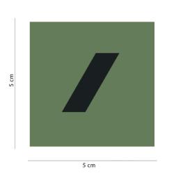 Grade de poitrine basse visibilit&eacute; Vert olive 1&egrave;re Classe / MDL