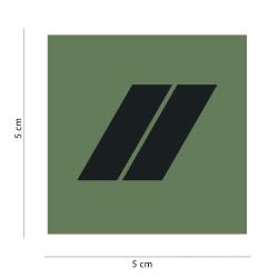 Grade de poitrine basse visibilit&eacute; Vert olive Brigadier / MDL carri&egrave;re