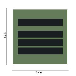Grade de poitrine basse visibilit&eacute; Vert olive Commandant