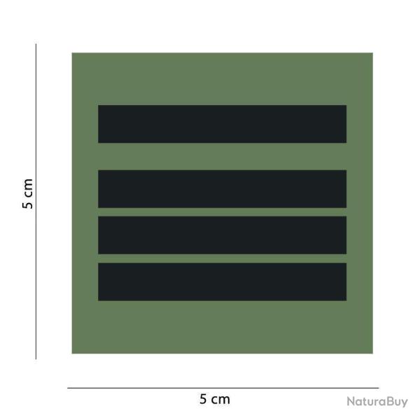 Grade de poitrine basse visibilit� Vert olive Commandant