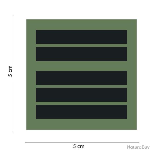 Grade de poitrine basse visibilit� Vert olive Lieutenant-Colonel / Colonel