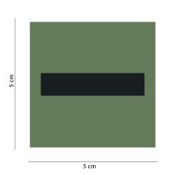 Grade de poitrine basse visibilit&eacute; Vert olive Sous-Lieutenant