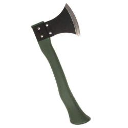 Hachette de survie Mil-Tec Survival en acier carbone manche polypropyl&egrave;ne Vert olive