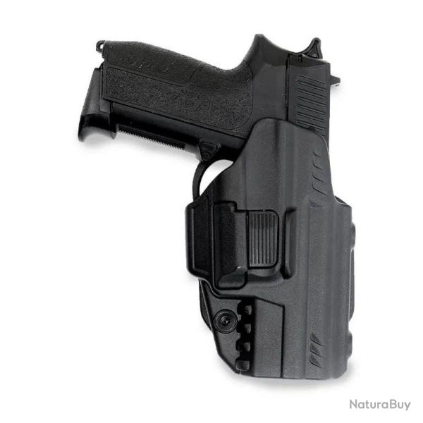 Holster � r�tention GK Pro Glock 17/19 inject� port haut r�glable 5 positions Noir Droitier - Glock 