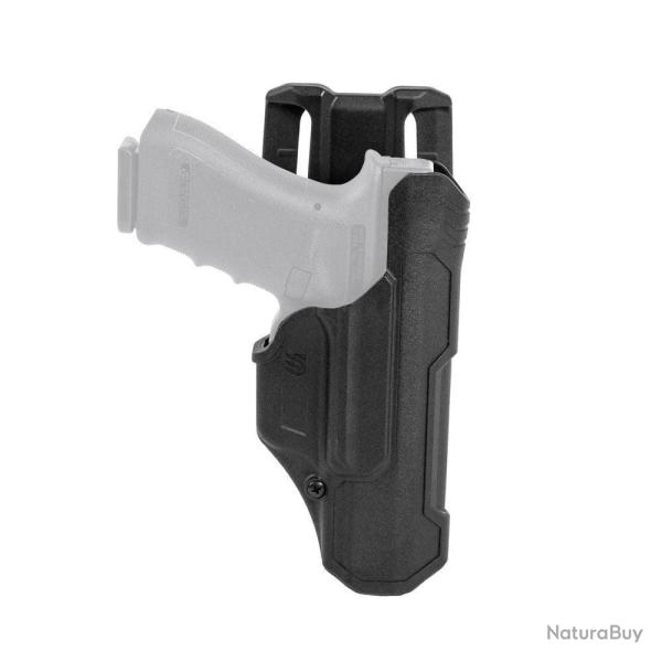 Holster Blackhawk T-Series L2D Noir Glock 17 / 19 / 22 / 23 / 31 / 32 / 45 / 47 Droitier