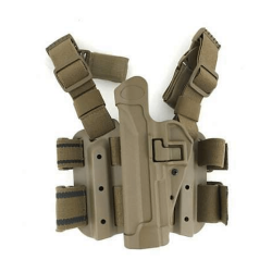 Holster de cuisse Blackhawk Serpa Level 2 CQC SIG Coyote SP 2022 Gaucher