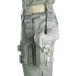 Holster de cuisse Blackhawk Serpa Level 3 Vert foliage Sig 220/226 Gaucher