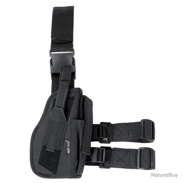 Holster de cuisse Mil-Tec STF03 main droite polyester PVC avec poche chargeur et extension ceinturon