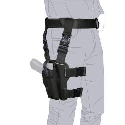 Holster de cuisse Vega PTP Noir HK USP Droitier