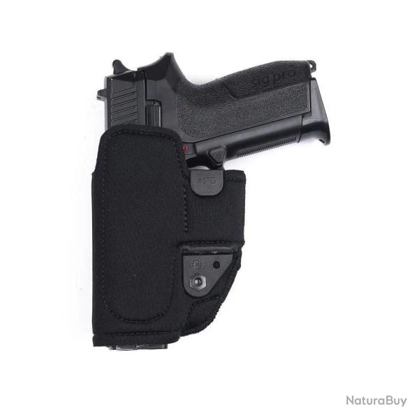 Holster inside GK Pro NEO automatique r�tention STG r�glable clip ceinture n�opr�ne Noir Droitier