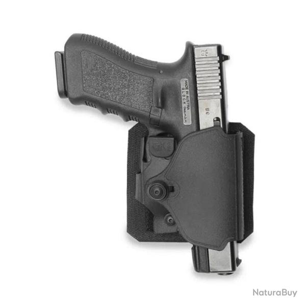 Holster universel ambidextre GK Pro Pad STG toutes armes rail de guidage Noir