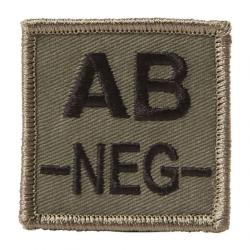 Identifiant de groupe sanguin Ares Velcro Vert olive AB-