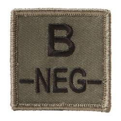 Identifiant de groupe sanguin Ares Velcro Vert olive B-