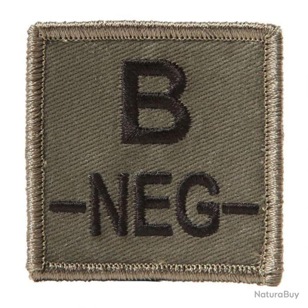 Identifiant de groupe sanguin Ares Velcro Vert olive B-