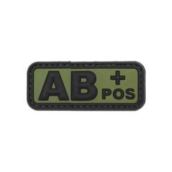 Identifiant de groupe sanguin Mil-Spec ID Vert olive AB +