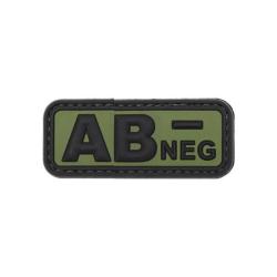 Identifiant de groupe sanguin Mil-Spec ID Vert olive AB -