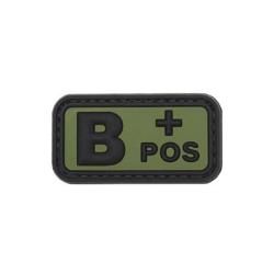 Identifiant de groupe sanguin Mil-Spec ID Vert olive B +