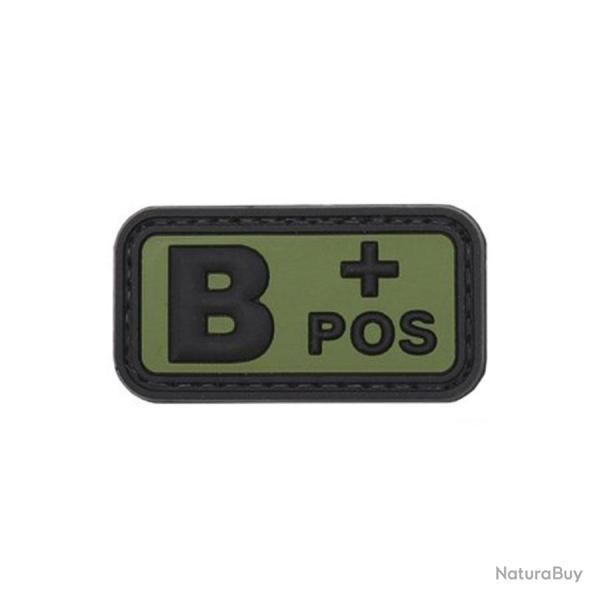 Identifiant de groupe sanguin Mil-Spec ID Vert olive B +