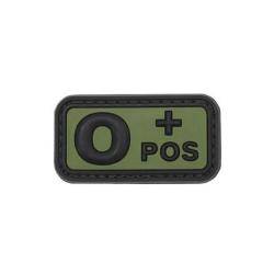 Identifiant de groupe sanguin Mil-Spec ID Vert olive O +