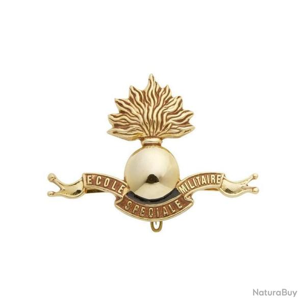 Insigne de b�ret mod�le Ecole Sp�ciale Militaire Or
