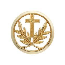 Insigne de b&eacute;ret Or Aumonier Catholique