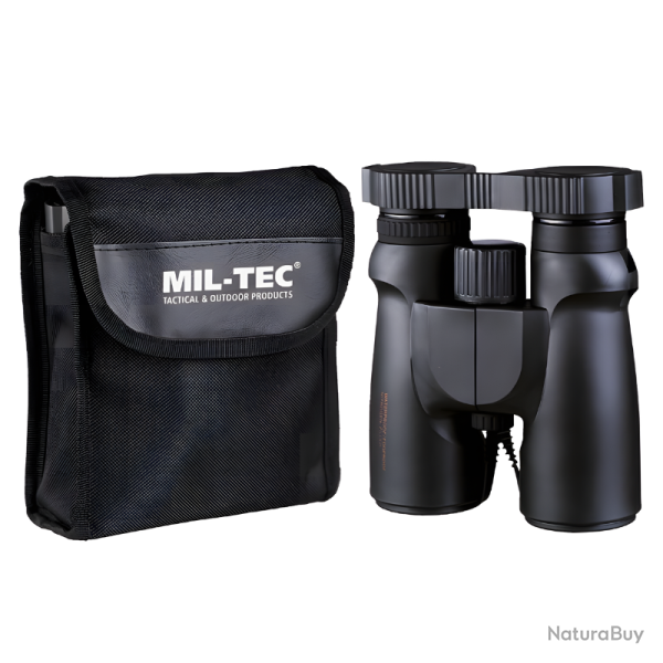 Jumelles �tanches Mil-Tec 8 � 42 bo�tier �tanche lentilles multicouches antireflet Noir