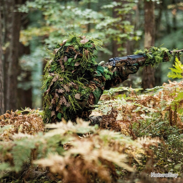 Kit camouflage Mil-Tec All-Purpose 315 feuilles et 30 m d'herbe artificielle pour tenue Ghillie - Ta