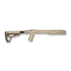 Kit de conversion crosse M4 FAB Defense pour Ruger 10/22 &agrave; crosse r&eacute;tractable 5 positions Coyote Rug