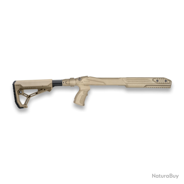 Kit de conversion crosse M4 FAB Defense pour Ruger 10/22 � crosse r�tractable 5 positions Coyote Rug