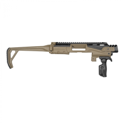 Kit de conversion FAB Defense KPOS Scout hybride aluminium-polym&egrave;re pour Glock Coyote