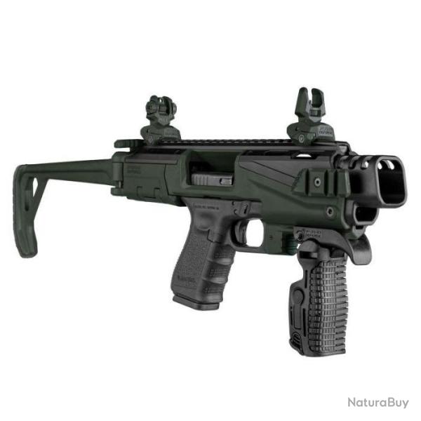 Kit de conversion FAB Defense KPOS Scout hybride aluminium-polym�re pour Glock Noir