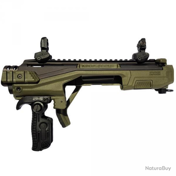 Kit de conversion FAB Defense KPOS Scout hybride aluminium-polym�re pour Glock Vert Olive
