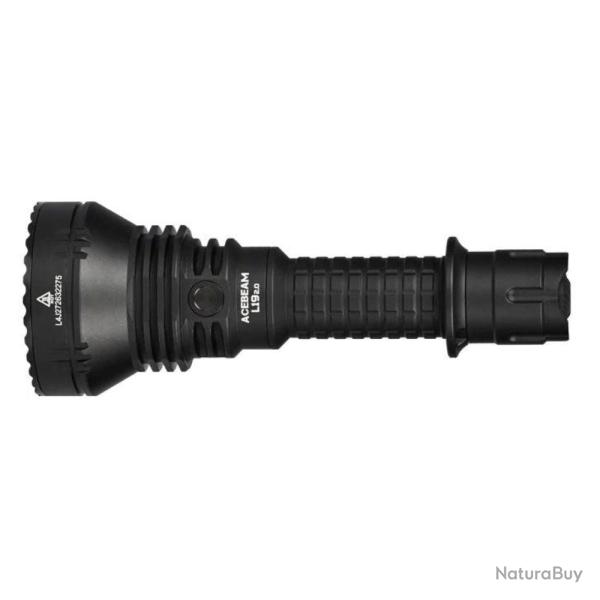Lampe torche AceBeam L19 2.0 Long Range - 2200 lm / 1083 m Noir