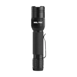 Lampe torche Mil-Tec Tactical Mini LED Cree XPG rechargeable USB-C 450 lumens Noir