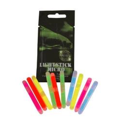 Lot de 10 mini-b&acirc;tons lumineux chimiluminescents Mil-Tec 6 mm &times; 5 cm autonomie 1 &agrave; 3 heures Autre