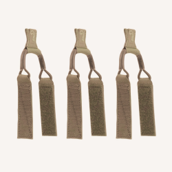 Lot de 3 r&eacute;tentions &eacute;lastiques pour porte-chargeur Agilite Jump Retention Tabs Coyote