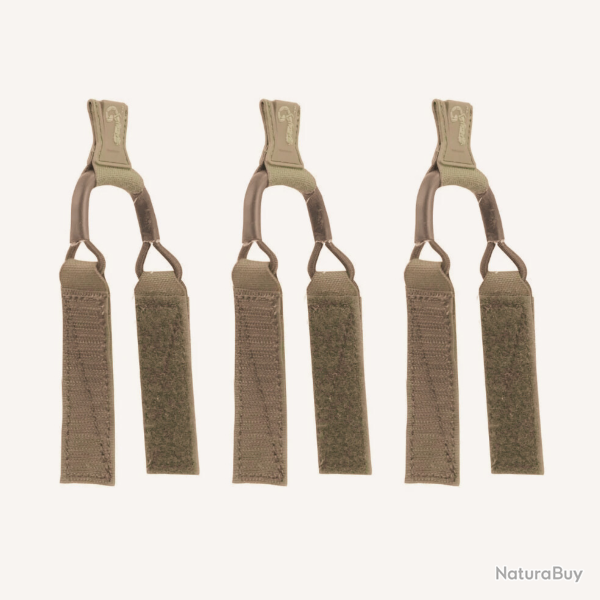 Lot de 3 r�tentions �lastiques pour porte-chargeur Agilite Jump Retention Tabs Coyote