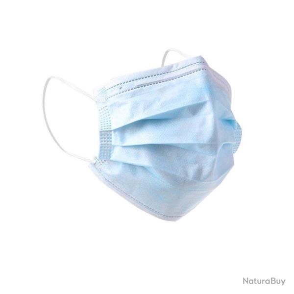 Lot de 50 Masque de protection 3 plis non st�riles Autre Lot de 50 masques