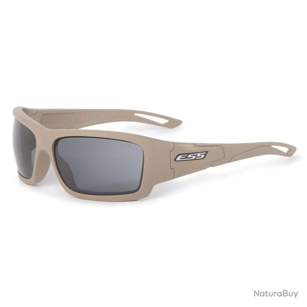 Lunettes de protection balistique ESS Credence � �cran fixe certifi�es ANSI Z87.1 Coyote Fum�