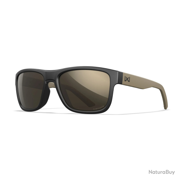 Lunettes de protection Wiley WX Ovation Coyote Polaris� Tungsten Miroir